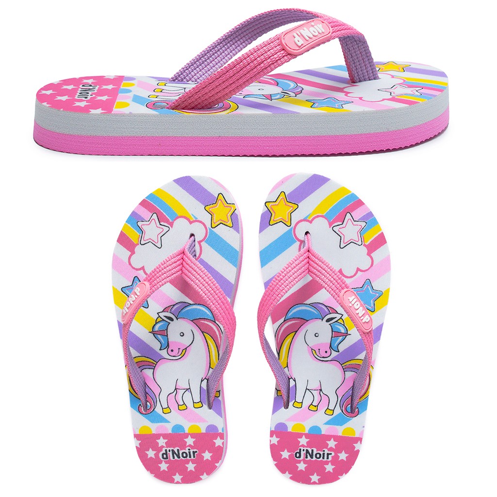 DNOIR Sandal Anak Perempuan UNICORN size 25 - 36