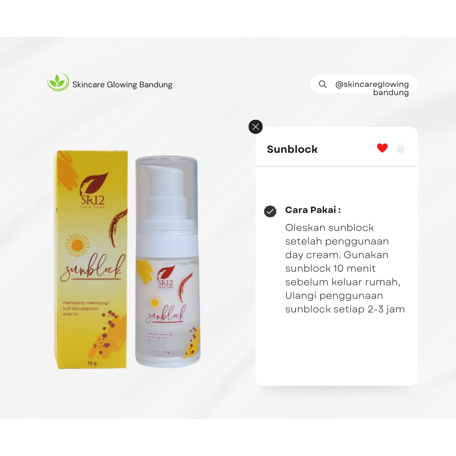 Sunblock SPF 30 UV Protection Sunscreen Gel Shield Sun Lotion Krim Pelindung Wajah Dari Sinar Matahari Mencerahkan