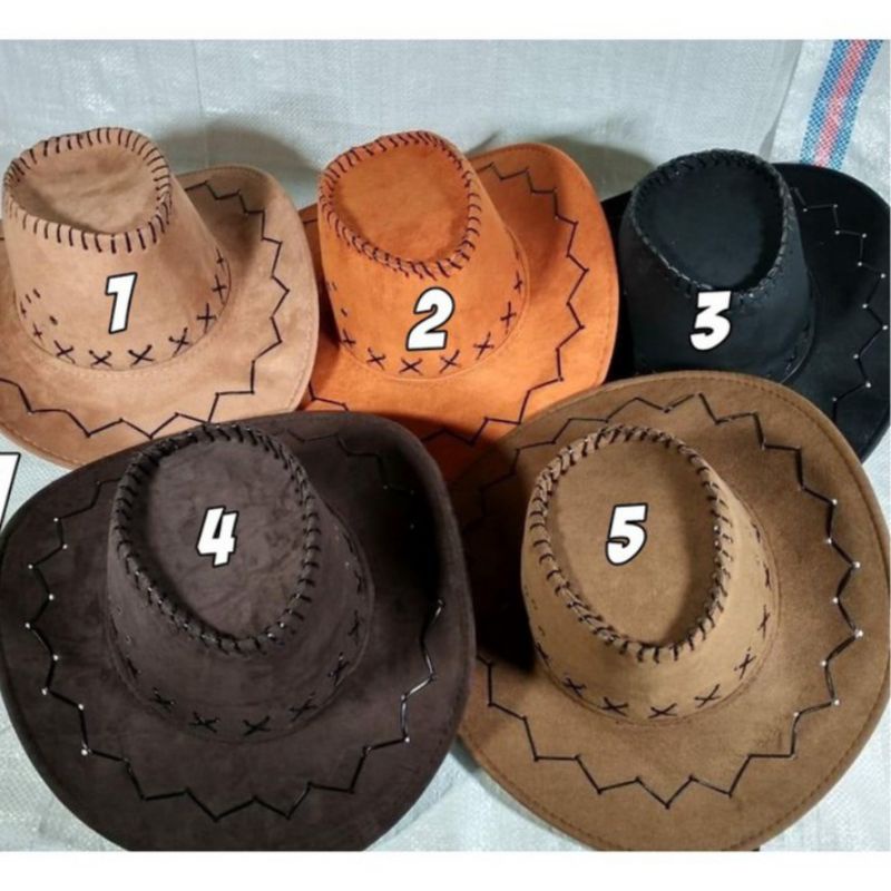 COD Topi Koboy Import / Topi Zorro / Topi Cowboy Amerika Laken Dewasa