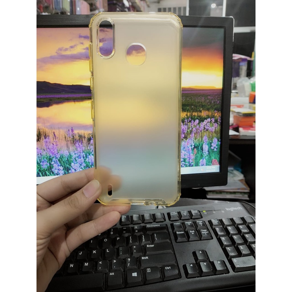 Soft Case Infinix Smart 4 X653 6.6 Inchi TPU Button Color Transparan Pelindung Kamera