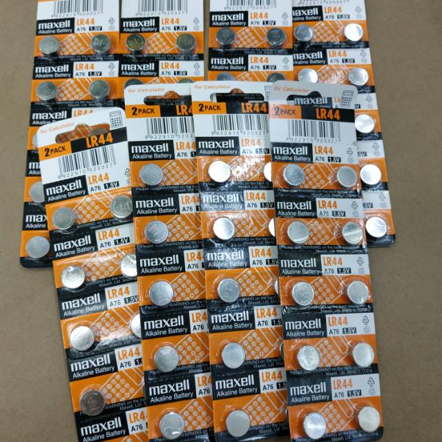 Baterai LR 44 / LR44 Maxell 1,5V Original