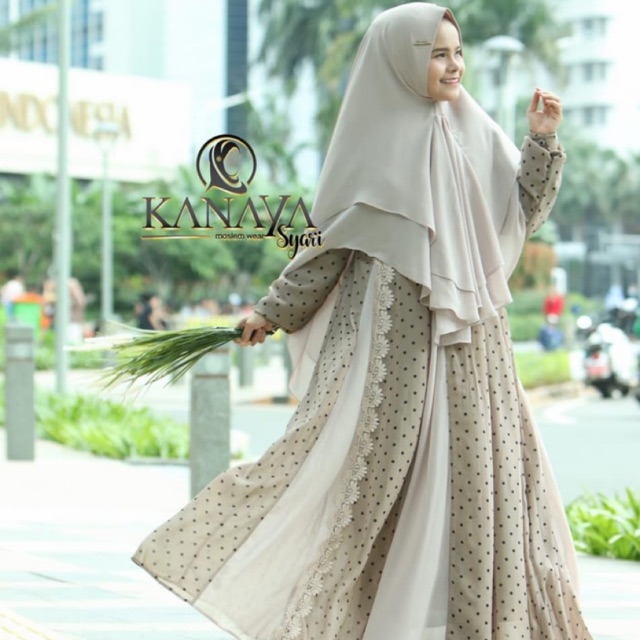 Baju Gamis Khimar by KANAYA SYAR'I