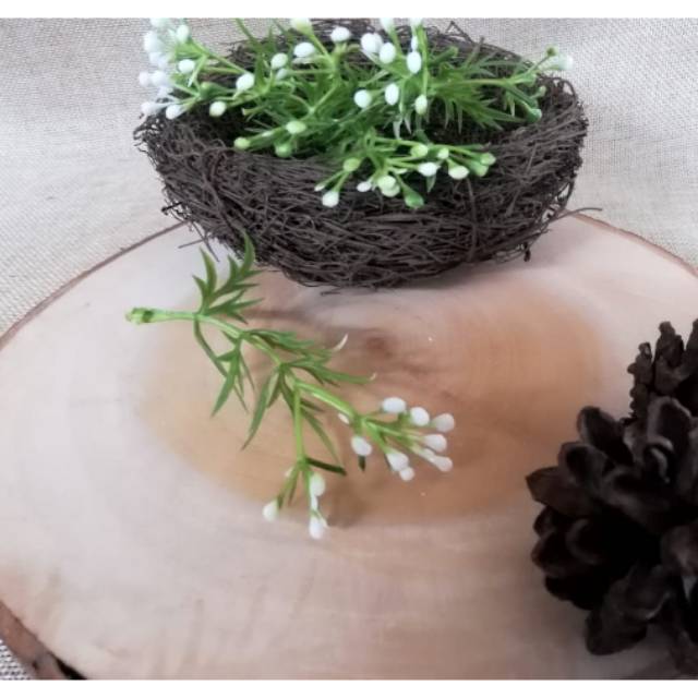 5pcs rumput bunga  putik mini artificial hiasan  seserahan 