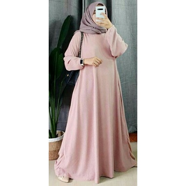 gamis yevi maxi kaos hanover knite import premium/gamis jumbo