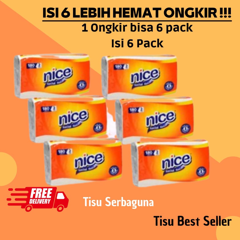 Harga tisu nice 180 sheet 6 pack Terbaru Agt 2024 |BigGo Indonesia