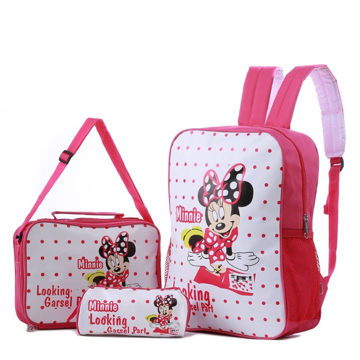 tas sekolah anak perempuan,tas ransel anak,tas anak murah+tas kecil&amp;dompet kecil GWI 5863