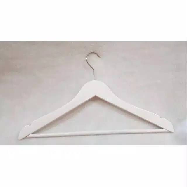 Hanger Kayu ada Plang (10Pcs) / Gantungan Baju Kayu hanger baju kayu