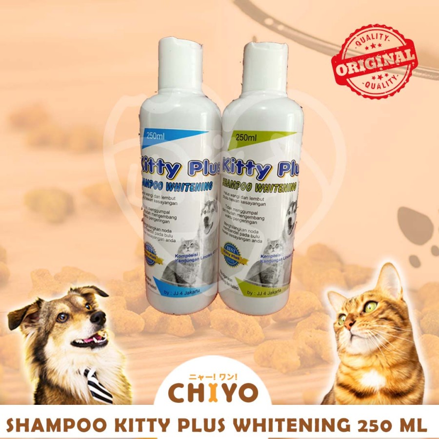 SHAMPOO KITTY PLUS 250ML - SHAMPOO ANJING &amp; KUCING