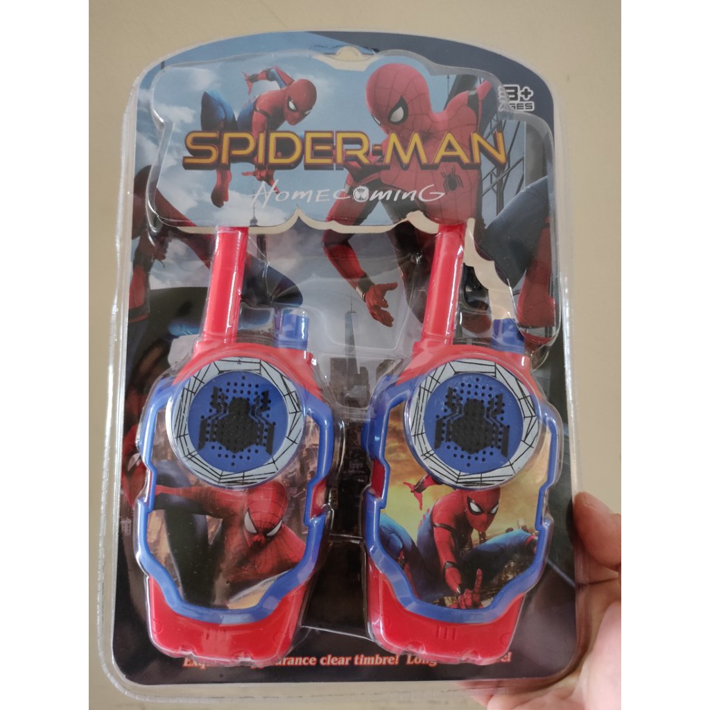 Mainan Walkie Talkie Super Hero