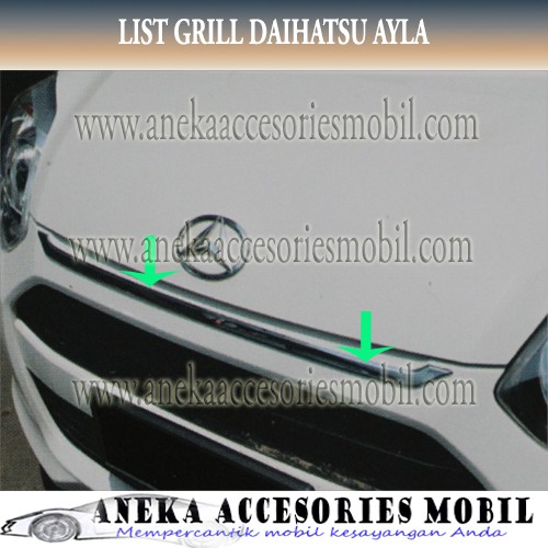 Engine Hood Molding Sporty/List Grill Mobil Daihatsu Ayla