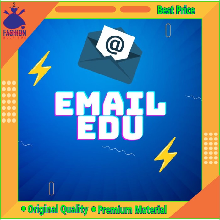 [Carissa] Promo Tanpa Ongkir Email Edu / Education Kirim Langsung