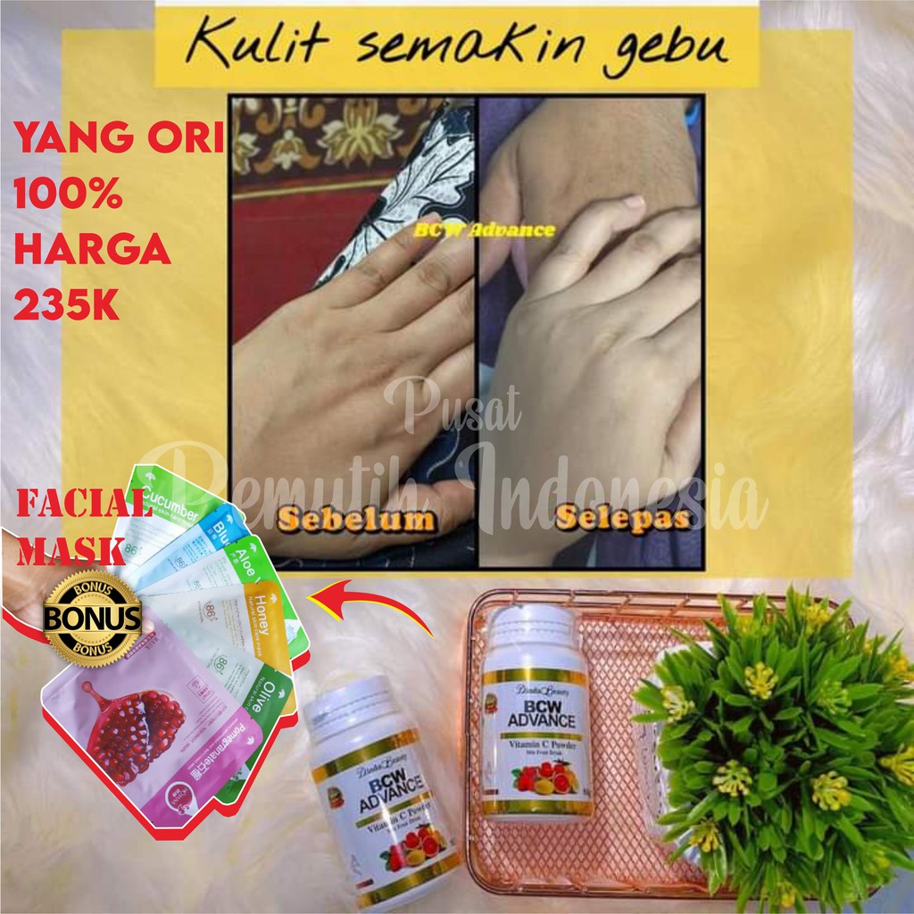 BCW ADVANCE VITAMIN C BOOSTER DINDA FARISH COLLAGEN PEMUTIH BADAN AGEN RESMI