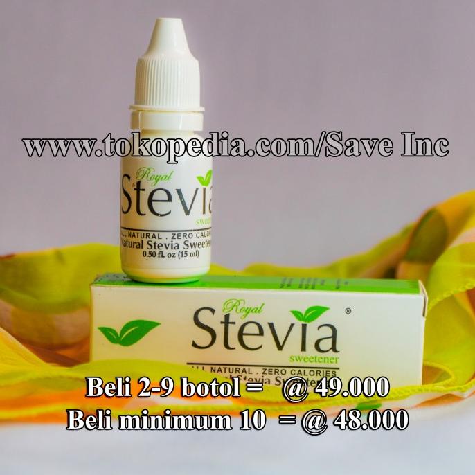 

Gula Stevia Stefia Pemanis Cair Alami Utk Diabetes & Diet Zero Kalori