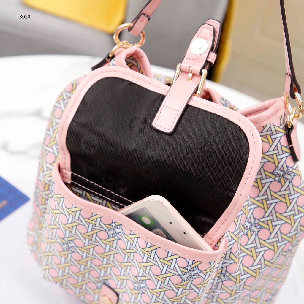 PR TB Printed Bucket Bag #T302