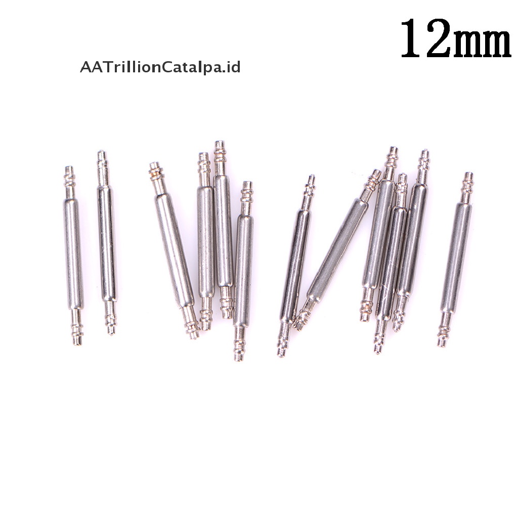 50 Pcs Alat Perbaikan Tali Jam Tangan Bahan Stainless Steel Ukuran 8-22mm