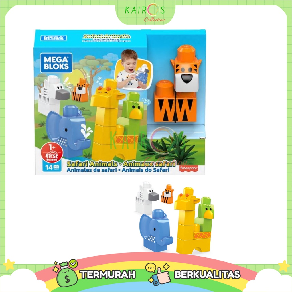 Fisher Price Mega Bloks Safari Animals