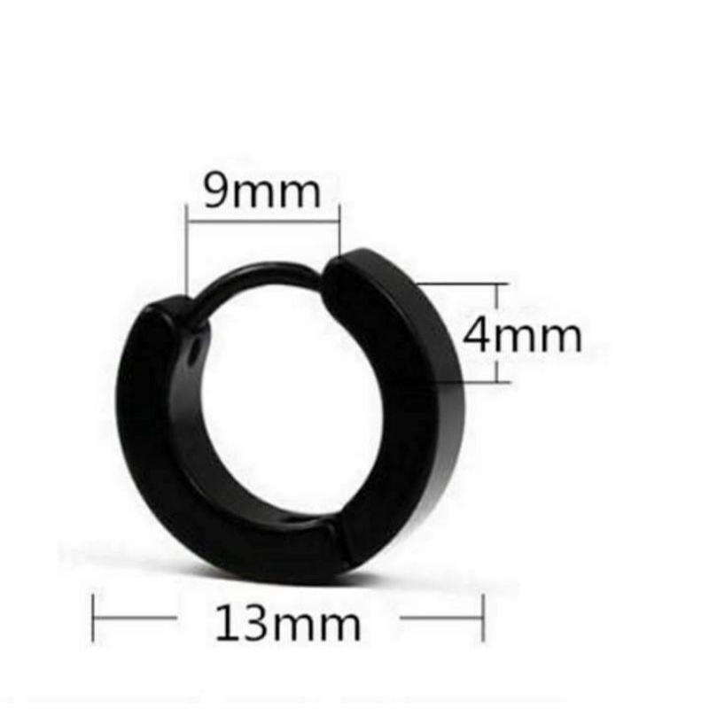 ANTING TINDIK TITANIUM STENLESS TEEL TERBARU PRIA WANITA ANTI KARAT TIDAK LUNTUR