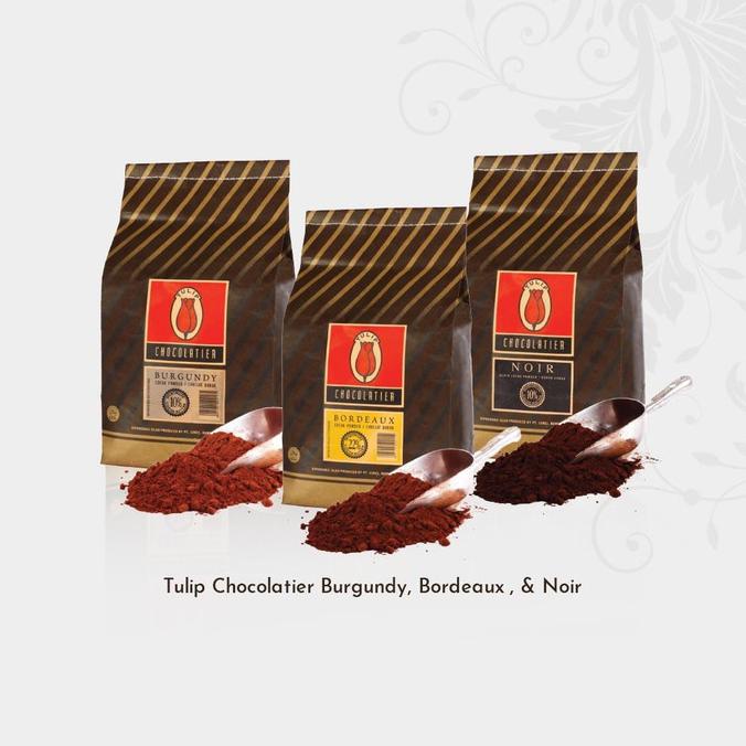 Big Sale Coklat Bubuk Tulip Bordeaux Pure Cocoa Powder Tulip Noir Chocolatier - Tulip Bordeaux,