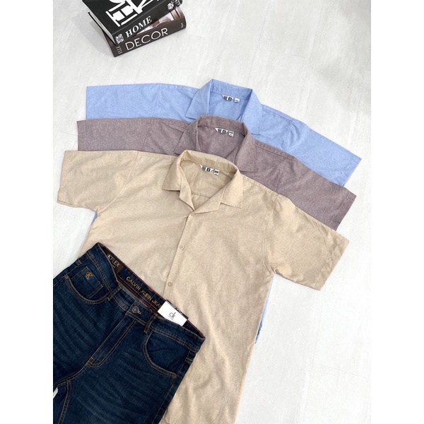 Uniqlo Open Collar Shirt - Kemeja Lengan Pendek-1