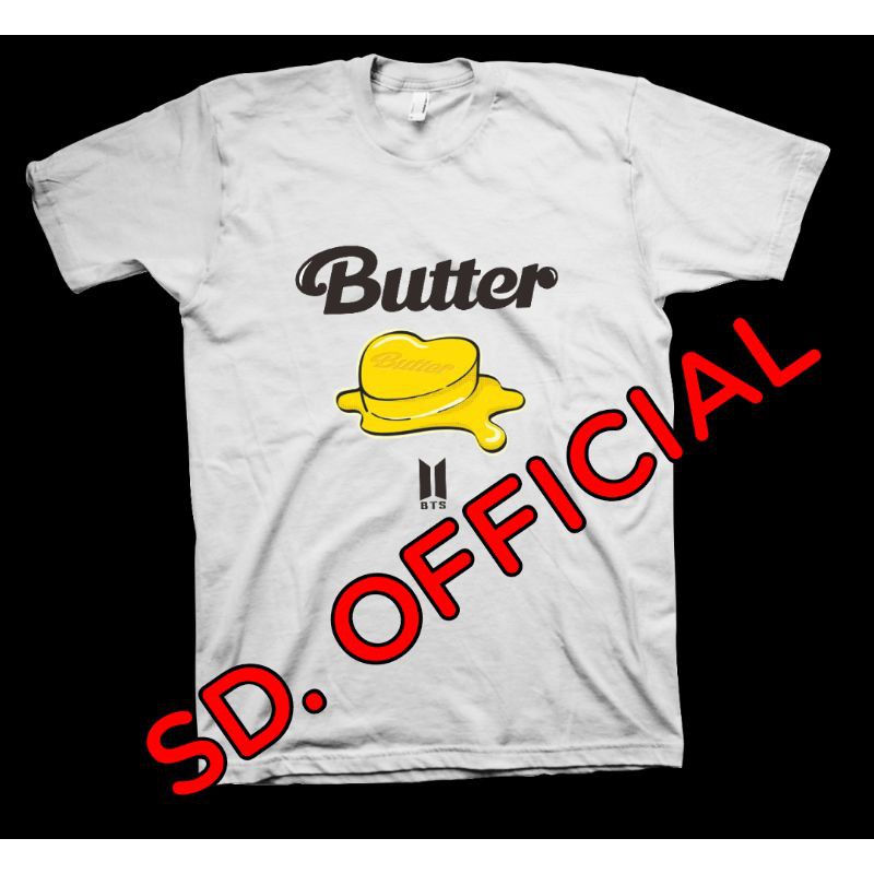 Kaos Bangtan BUTTER LOGO Bangtan New Album