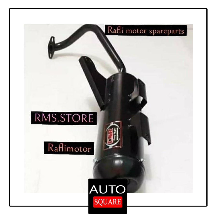 (LARISMANIS) KNALPOT BOBOKAN RACING MBER MERK CSR JENIS STANDAR MOTOR BEAT FI/KARBU