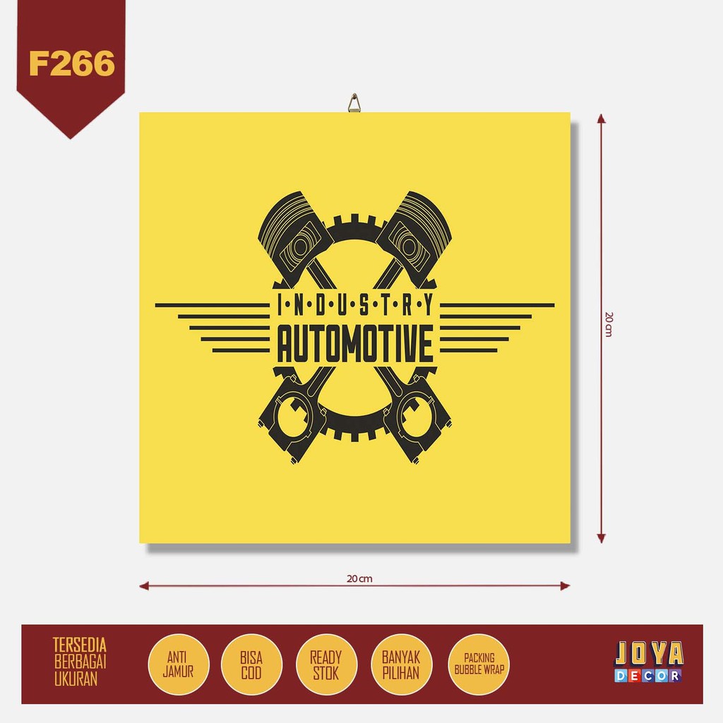 Wall Decor Hiasan Dinding Otomotif Garage FF266
