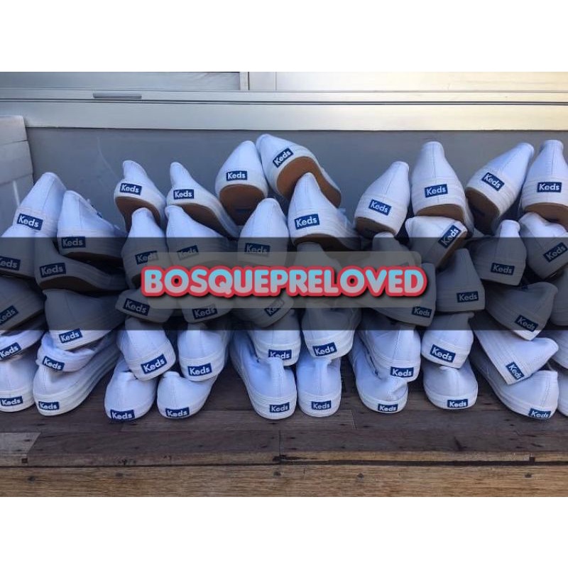 Sepatu Keds Champion White Canvas/Leather Second