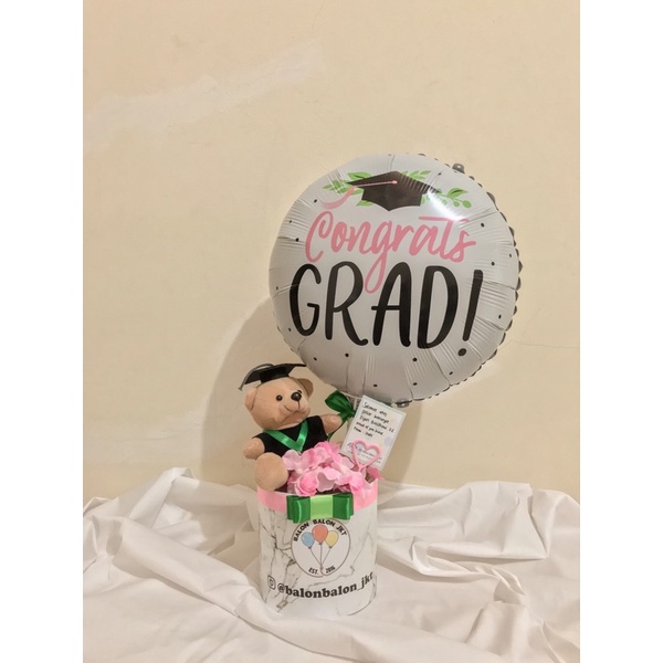 

balonbalonjkt - buket graduation / buket boneka wisuda