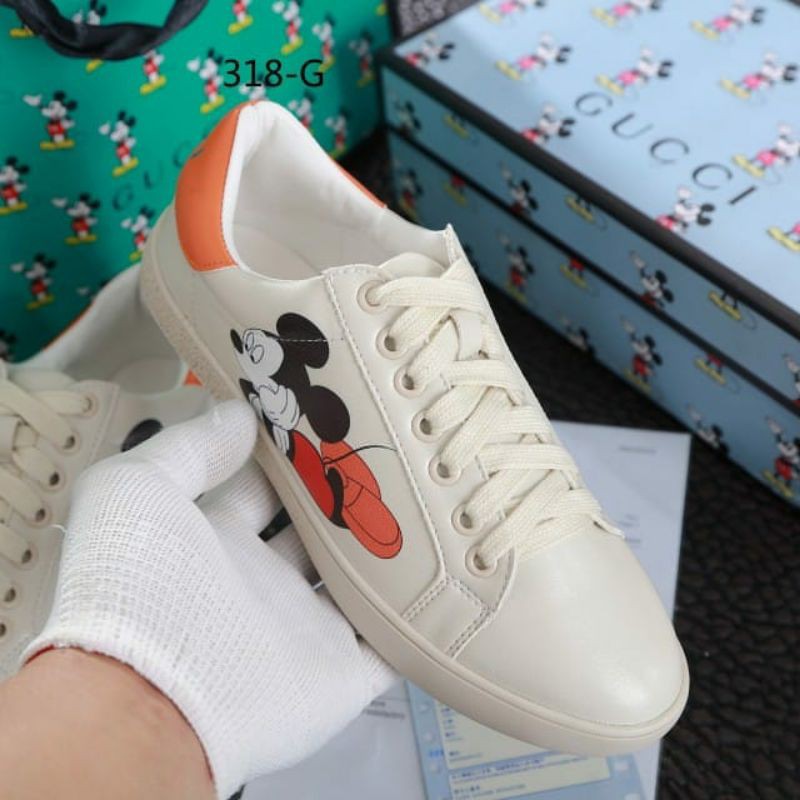 Sepatu Disney X Gucci Mickey Sneaker