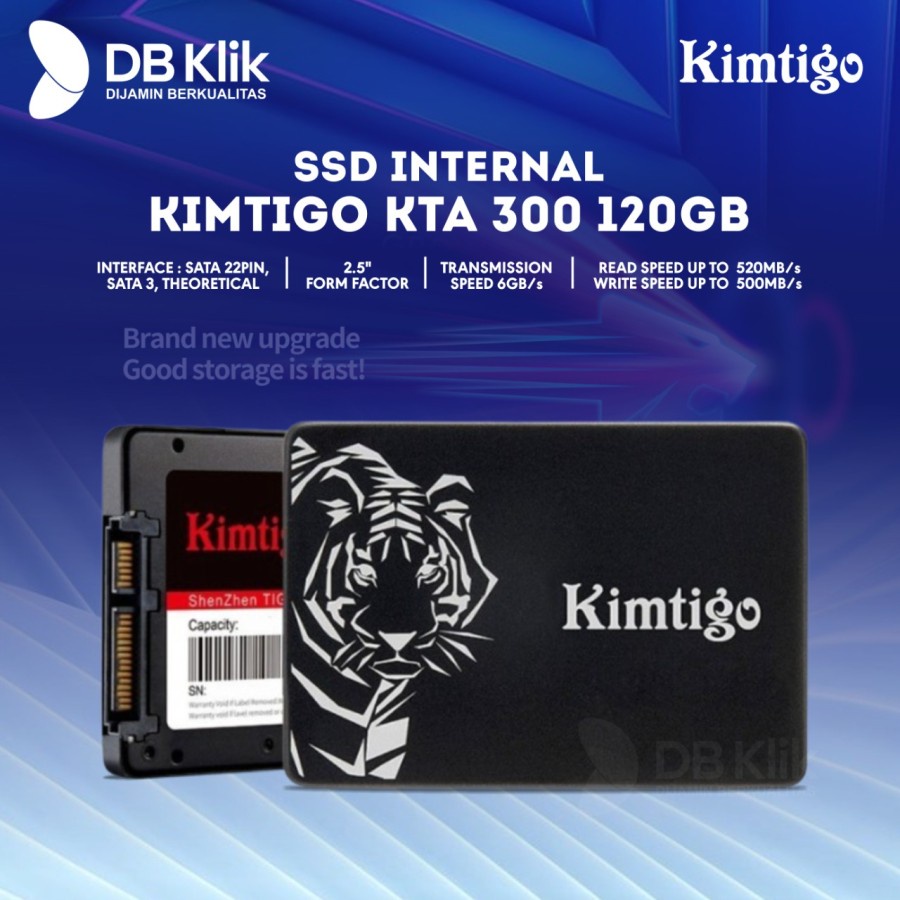 SSD Internal KIMTIGO KTA 300 120GB SATA 2.5&quot;- SSD KIMTIGO KTA-300120GB