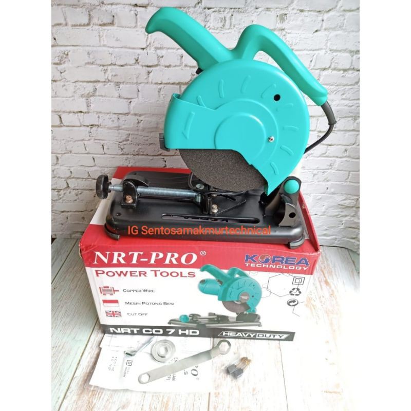 NRT PRO CO 7 HD 7&quot; Cut Off Mesin Potong Besi 7 Inchi