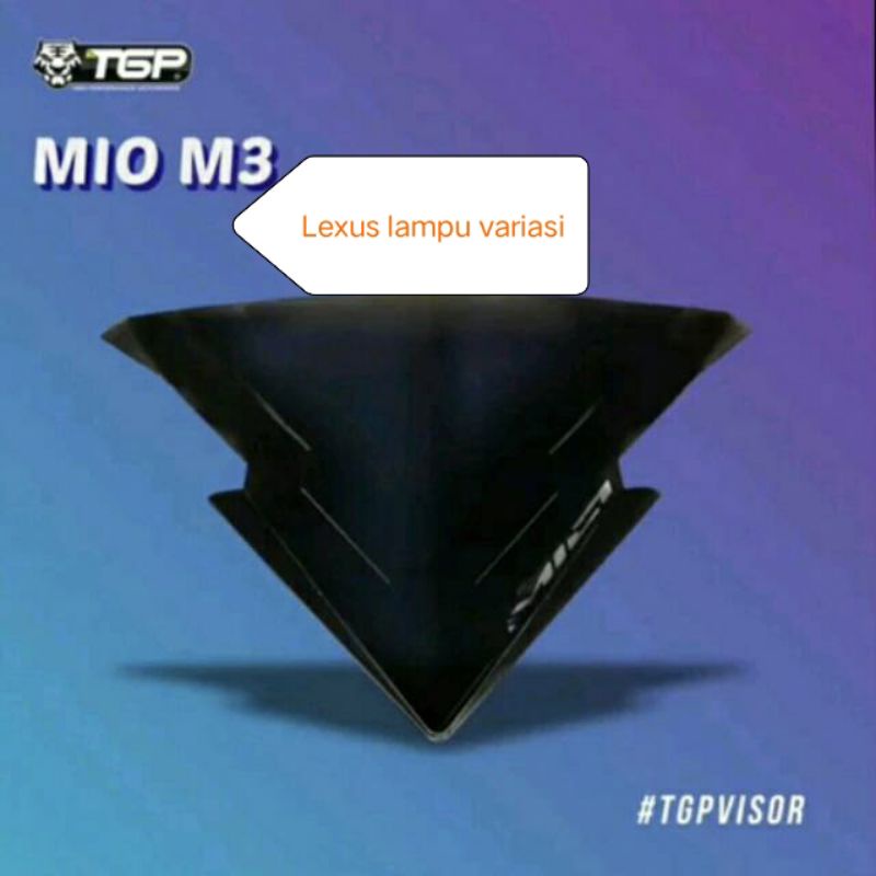 visor TGP variasi motor Mio M3 125