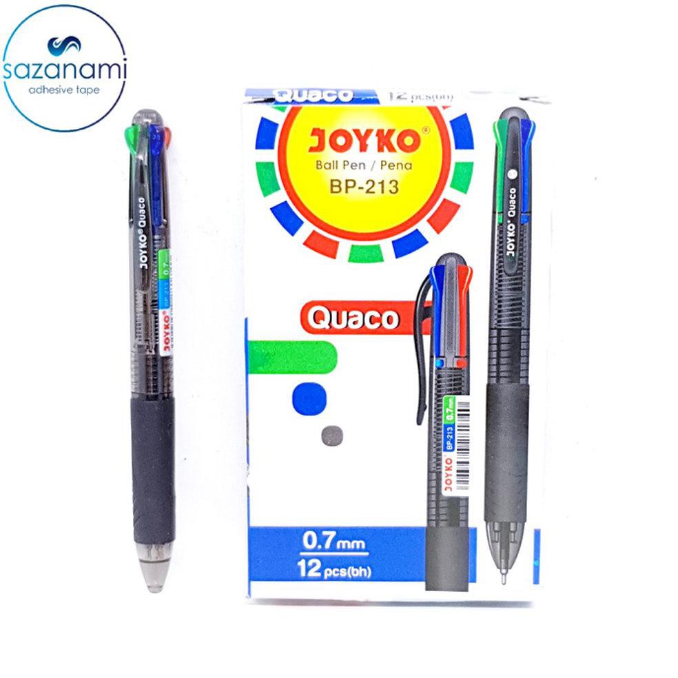 

TERMURAH JOYKO QUACO PEN PULPEN 4 WARNA BP 213 0.7MM