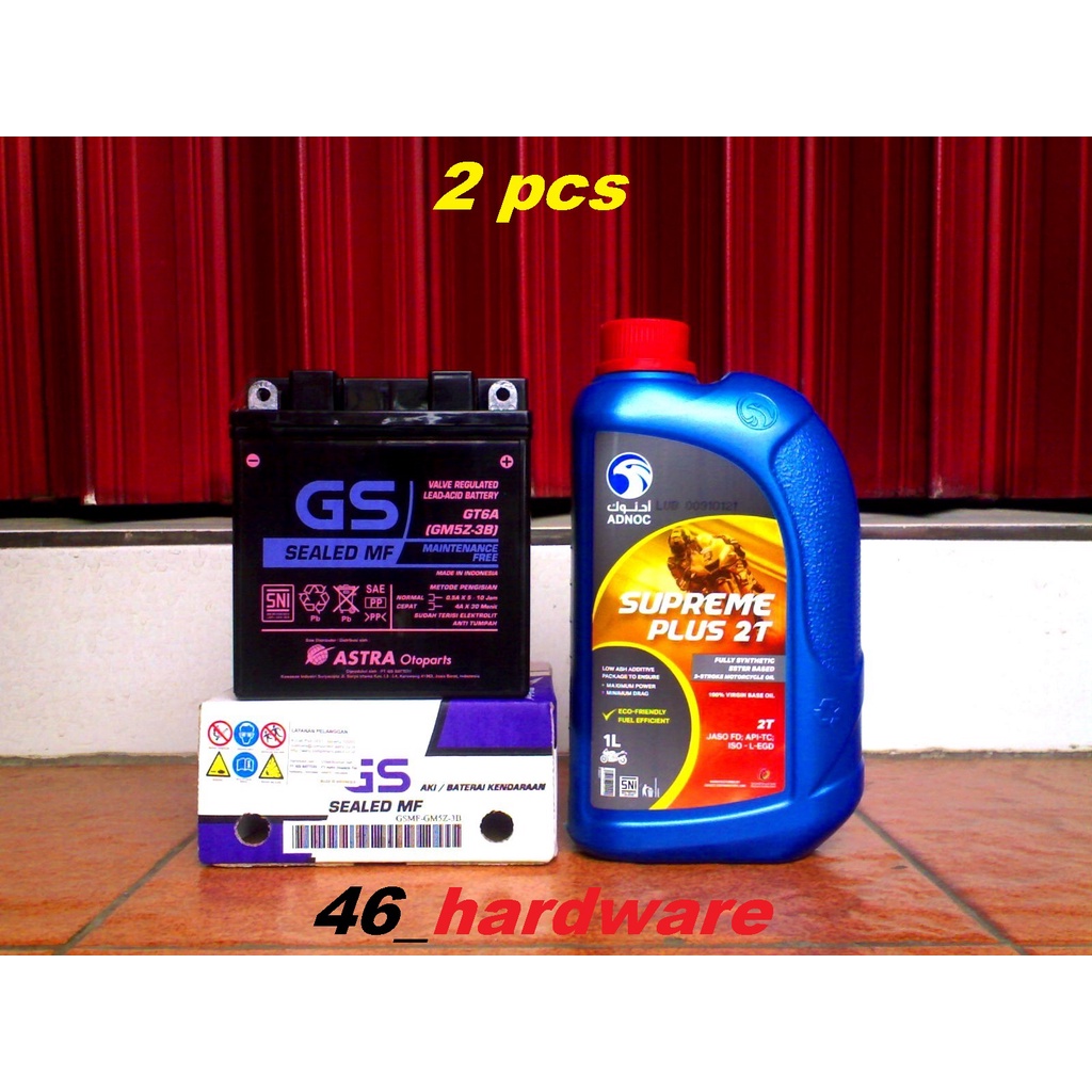 AKI GS SEALED MF GM5Z-3B GT6A ADNOC SUPREME PLUS 2T RZ R RX Z VESPA 2T - 46_hardware