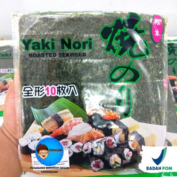 

Q124521 Yaki Nori 10 Sheet / Sushi Nori 10 Lembar / Roasted Seaweed 10S Dw501Sqs