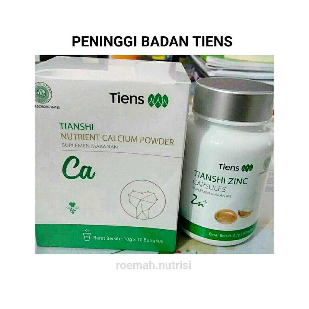 Peninggi - NCP Zinc Tiens / Tianshi - Obat Tinggi Herbal