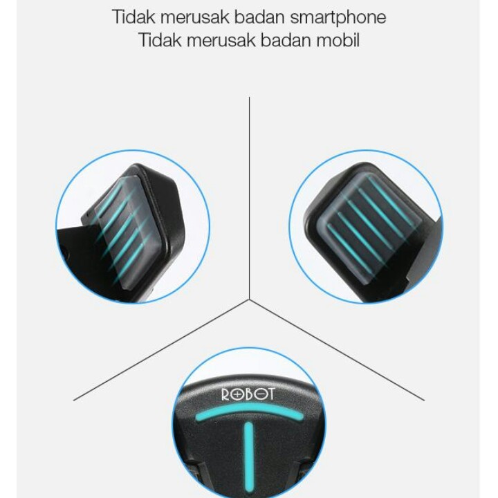 HOLDER MOBIL dashboard 360 rotatable secure and convenient car stent ROBOT RT-CH11