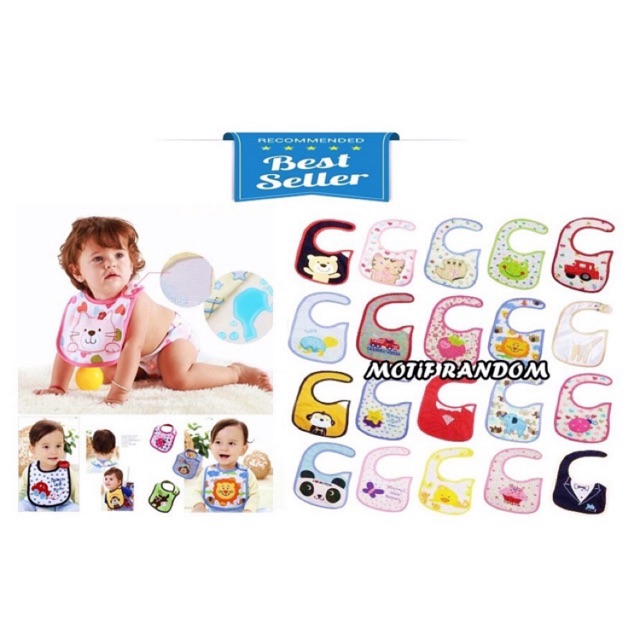 sleber bayi IMPORT/ Celemek Bayi import/ slaber Bib Bayi TERMURAH