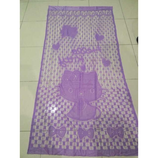 Tirai helokity bahan TIRAI PINTU/TIRAI JENDELA/TIRAI PEMBATAS RUANGAN