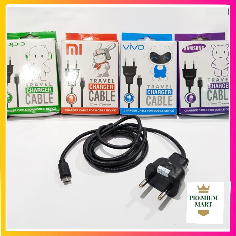 Charger Micro Langsung Colok Fast Charger / Travel Charger Cable [PM]