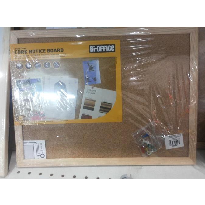 

(COD) Notice Board / Papan Tempel / Pin Board 45 X 60 Cm Murah Berkwalitas TERJAMIN Kode 275
