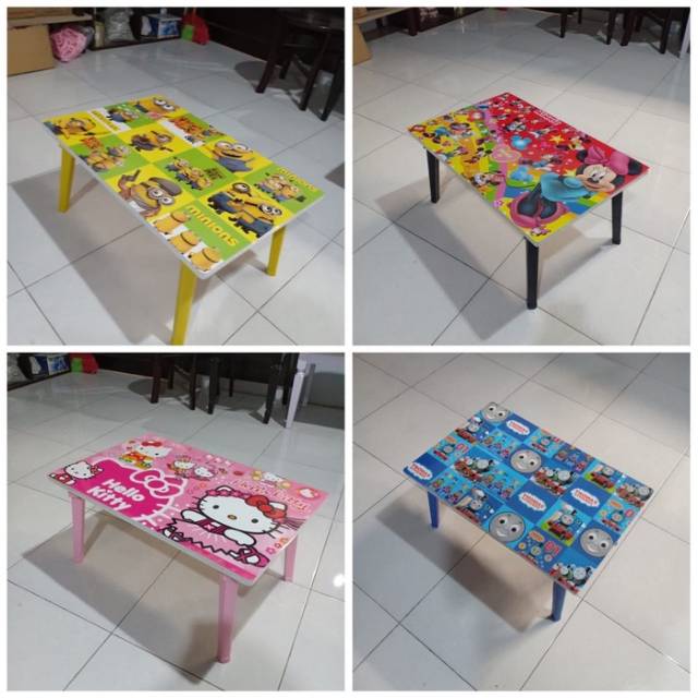 Meja Belajar Lipat / Meja Belajar Anak Karakter