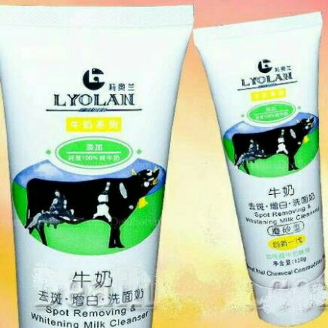 EXZO LYOLAN WHITENING MILK CLEANSER/SUSU PEMBERSIH ORIGINAL