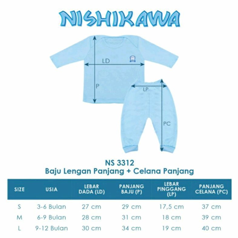 Velvet Junior Setelan Baju Panjang Bayi + Calana Panjang NEWBORN 0-3 Bulan Anti Alergi SNI