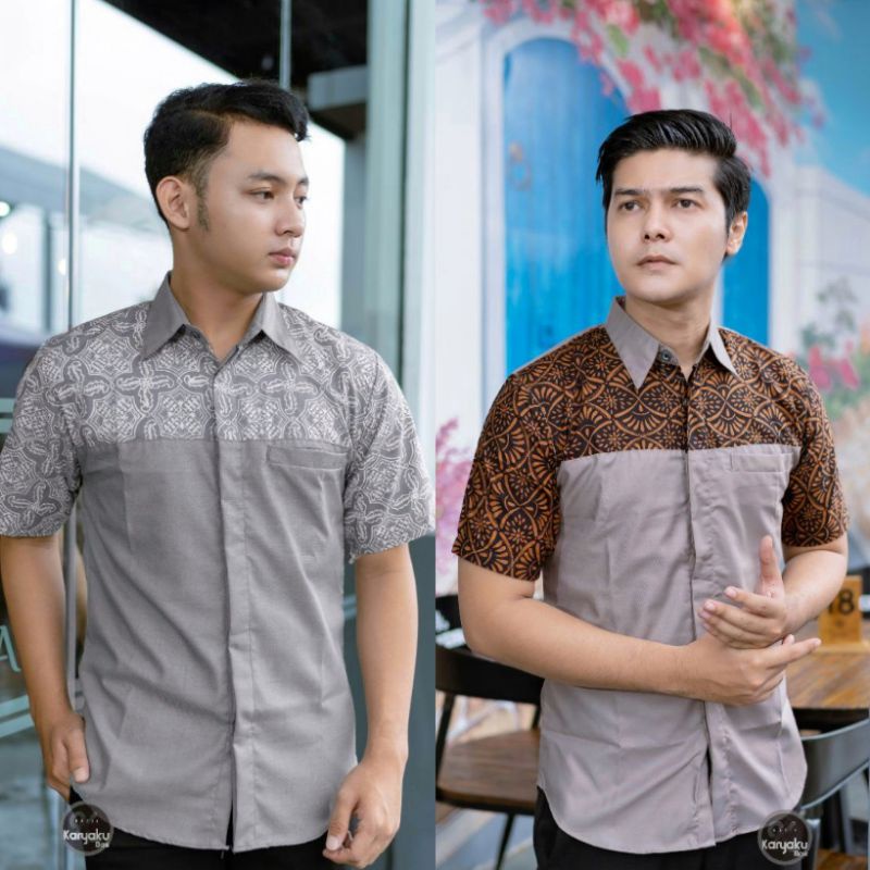 HEM KOKO BAJU KOKO BAJU BATIK KEKINIAN BAJU KOKO TERBARU HEM BATIK KEMEJA KOKO KEMEJA BATIK KOKO BUS