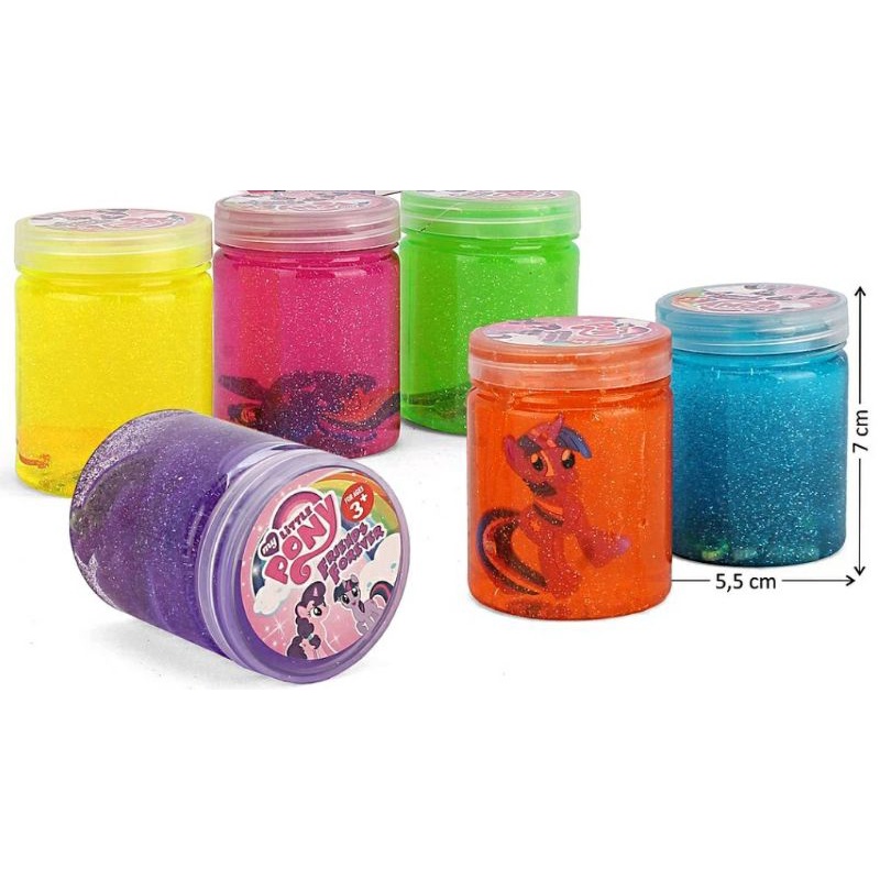 Slime Action Figure Squid game Little Pony Glitter Slime