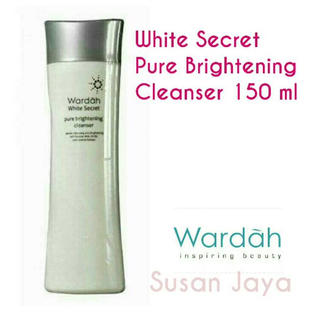 Wardah Crystal Secret Melting Milk Cleanser / White Secret Pure Brightening Cleanser 100 ml