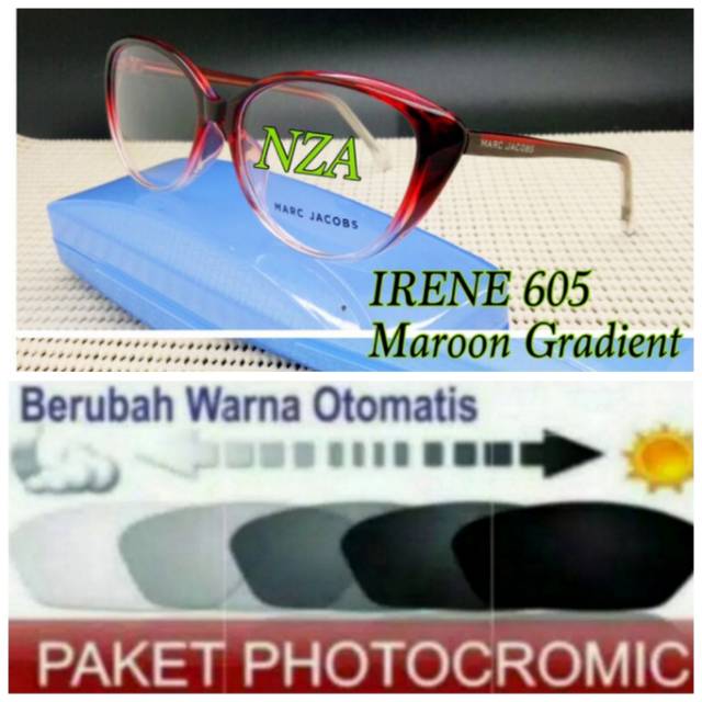 Frame Kacamata Wanita Terbaru, Kaca mata Cat Eye, Kacamata PHOTOCROMIC, Kaca mata Minus dan Plus