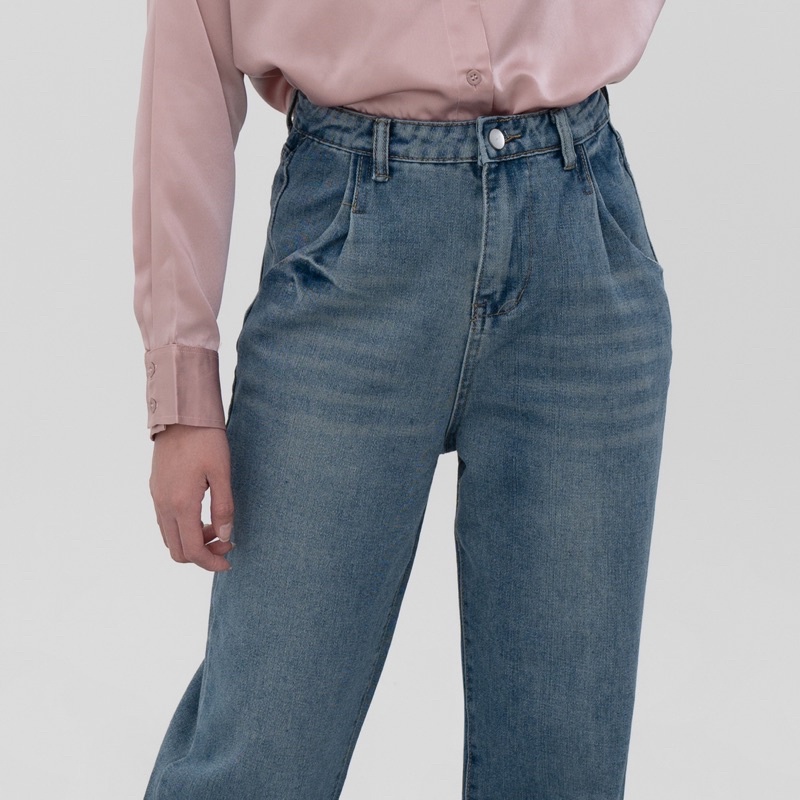 VIERLIN - Jeans 6113 - MOM JEANS HIGHWAIST