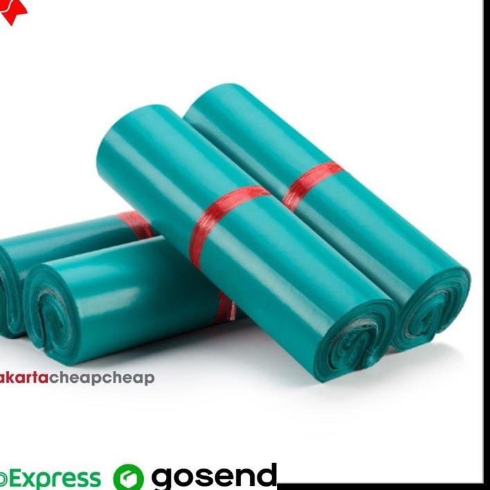 

✴ Amplop Plastik Packing Polymailer Hijau 25x35 +/-100pcs ✿